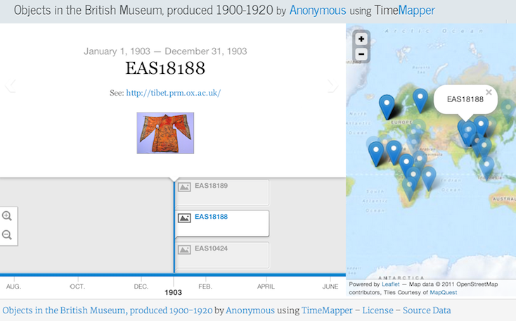 TimeMapper experiment